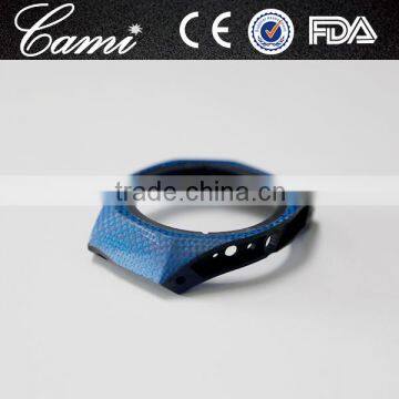 Low MOQ Blue 3D Carbon Fiber Watch Case and Bezel Insert for Man Watches