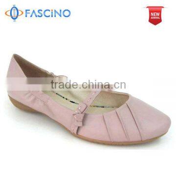 Women leather ballerine shoes