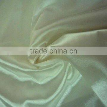 polyester elastic satin fabric/shiny stretch satin fabric/nighty/evening dress fabric