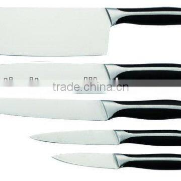 BLACK HANDLE STAINLESS STEEL 8PCS KITCHEN KNIFE SET photo-2