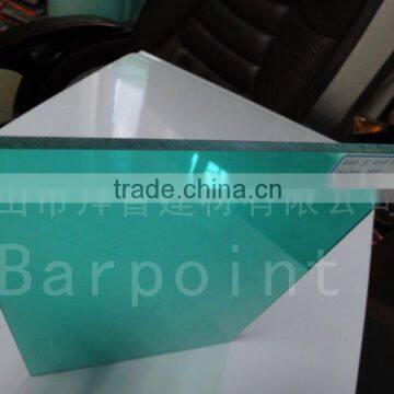 Transparent green Polycarbonate plexiglass sheet