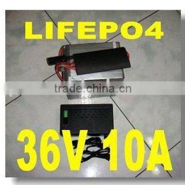 LiFepo4 Battery Pack 36v 10AH for electric bikes