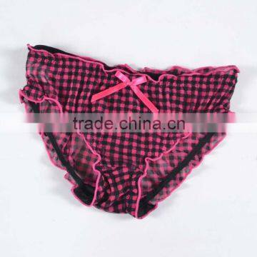 Sexy Hot Transparent Pattern Priting Panties With Thongs Insite Women 6019