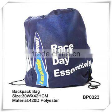 Custom Polyester Backpack Drawstring Bags,Sport Drawstring Bags