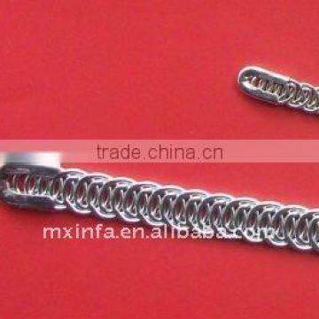 Zinc plated spiral bone