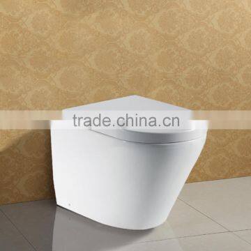 European Style Wash Down P Trap Wall Hung Toilet AT015A