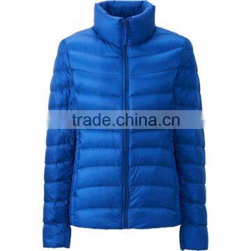 blue down jacket wholesale winter women jacket custom