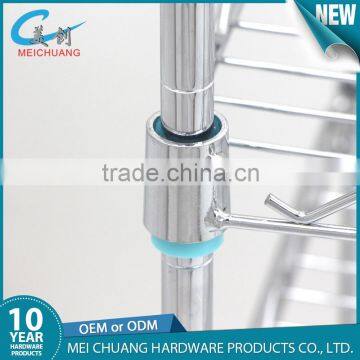 4 Tier Chrome Metal Wire Mesh Shelf Storage Rack photo-4