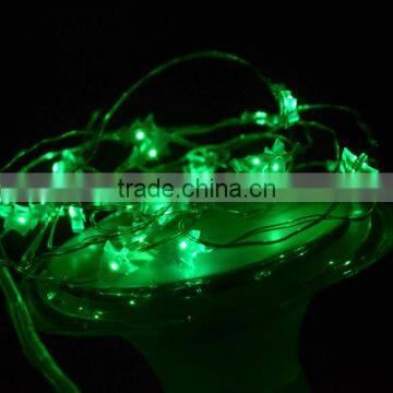 IP65 Waterproof 2M 20 LEDs String Strip Battery Operated Tree Shaped Mini LED Copper Wire String Fairy Lights RGB Lamp photo-4