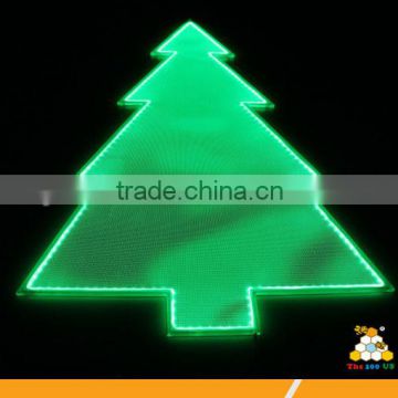 Decorative Christmas tree and leaf RGB led OEM Led panel