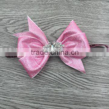 Wholesale Sequins Hair Bow Elastic Baby Headband Girls Accessories Supplier's Choice photo-3