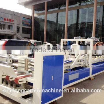 carton box folder gluer machine/automatic carton machine