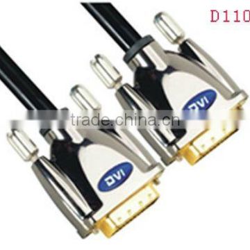 High quality metal shell DVI Cable