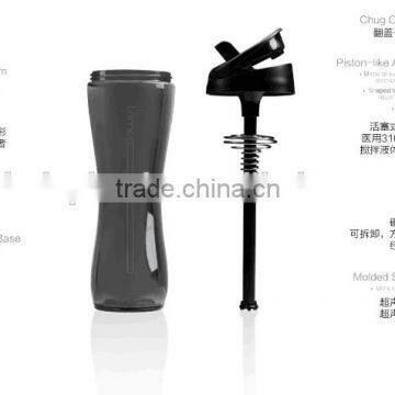 2015 irregular Shaker Cup/Water joyshaker Bottle gym bottle with Straw & Chug Spout 24oz Mixer Protein joyshaker bottle