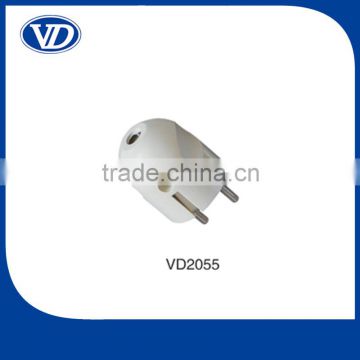 European plug/ 2 round pin plug VD2055