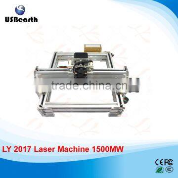 1500mW Desktop DIY Violet LY 2017 Laser Engraving Machine Picture CNC Printer 20*17CM