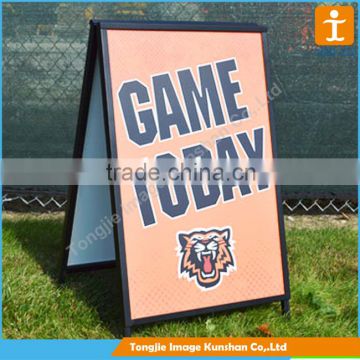 Floor metal outdoor A-board signs