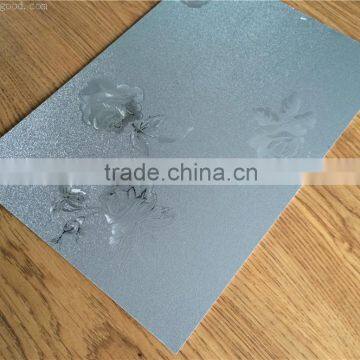 Grey metal color flower surface decorative HPL compact laminate for wall