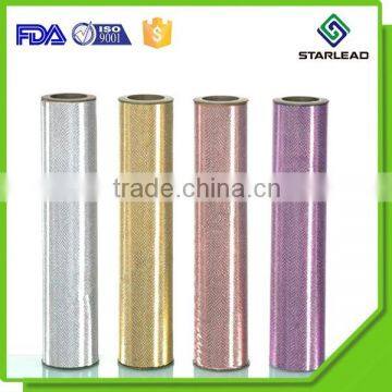 Free sample sheets provided glitter film roll, cpp metallized thermal glitter film