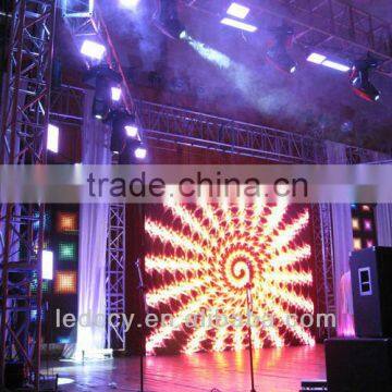 Ultralight High Brightness Outdoor Full Color P16 Flex Led Curtain Display/grid Mesh Led Wall Screen photo-2