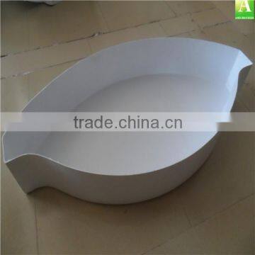 Vacuum Forming Hard White ABS Plastic Cover in ShenZhen photo-3