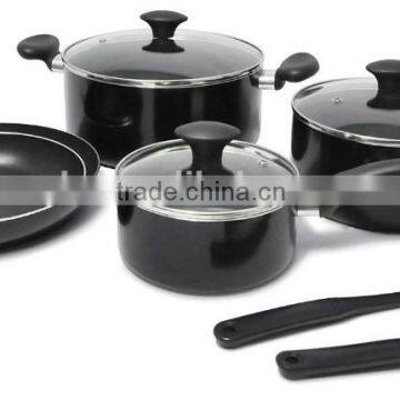 8 Pcs Forged Hard Anodized Aluminum Press Non-stick /Ceramic Cookware Set (ZS-C218) photo-2