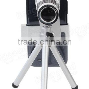 12X Universal Zoom Lens Tripod Camera Telescope For Mobile Phone photo-2