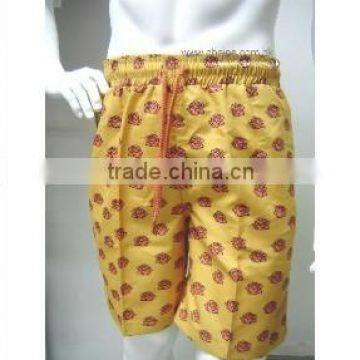 top 1 yellow beach shorts