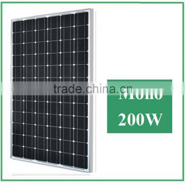 200w Mono solar panel with high quality and low price