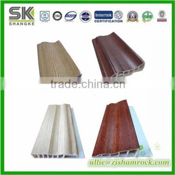 pvc skirting for interior floor and wall decoration