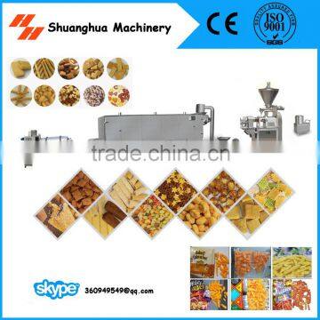 Snack Food Making Machine, Snack Extruder Machine with CE Certification ISO9001, Best Price