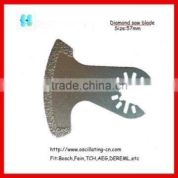 Vacuum Brazed Diamond Oscillating Muti Tool Sickle Cut Blade(d)