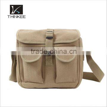 wholesale custom your logo travel canvas military shoulder bag                        
                                                                Most Popular