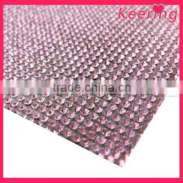 wholesale square australia rhinestone mesh trim for garment and wedding accessory WRT-012