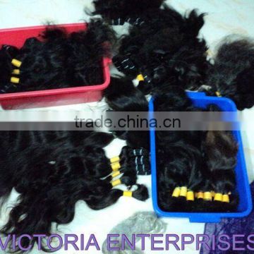 Remy Single Drawn Bulk Human hair