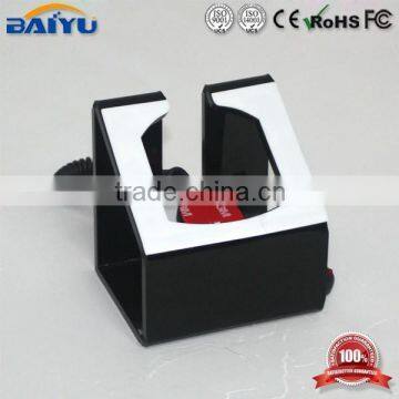 Elegant black telecom display stand for 10 inch tablet