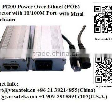 VX-PI200 POE Injector with Metal Enclosure (Learn More >> www.versatek.com www.versatek.cn); Contact: sherry@versatek.cn