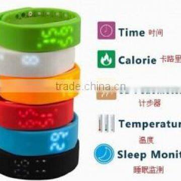 Gifts 3D Bluetooth Multifunction Smart Wrist Watch Bracelet Pedometer Step Walking Calorie Counter Tracker photo-2