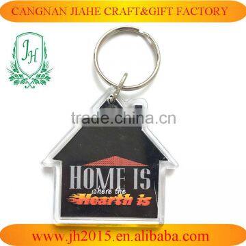 Promotional Clear Custom Blank Plastic Photo Frame Key Chain Picture Insert Logo Car Shape Keyring photo-3