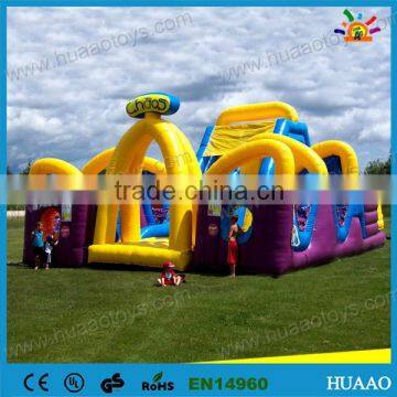 2013 commercial giant inflatable obstacle course for sale