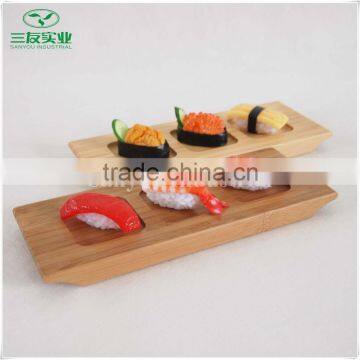 Natural Bamboo Sushi Tray Two Colors