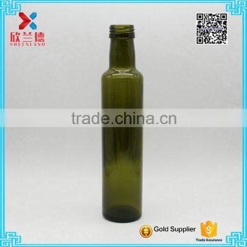 250ml transparent olive oil glass bottle