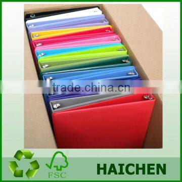 top selling plastic metal color ring binder