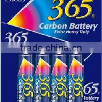 Zinc Carbon AA/R6P/UM3/1.5V Battery