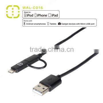 Save 20% Walnut 2 in 1 Charge and Sync Cable With High Quality photo-6