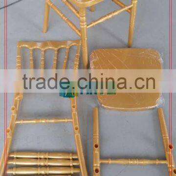 Plastic Gold Color Wedding Napoleon Chair ZS-8830R photo-6