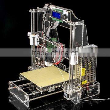 3D printer prusa i3 DIY kit high precission CNC self assembly self challenge building size 200*200*180mm