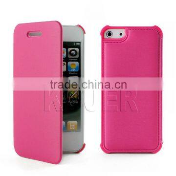 Flip Leather mobile Phone cover for iPhone 5