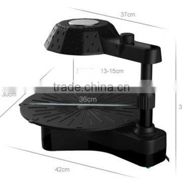 Portable smokeless bbq grill