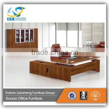 Modern standard size MDF office executive table design manufactuer LS805